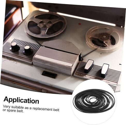 30pcs Rubber Cassette Drive Belts Square Cassette Player Belts for Recorder Repair in Saudi Arabia