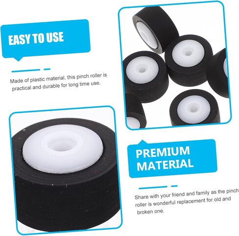 6pcs Solid Bearing Roller for Recorder Machine Pinch Roller for Cassette Tape in Saudi Arabia