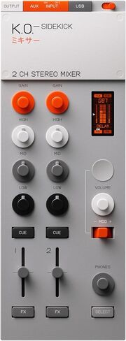 teenage engineering EP–136 K.O.–SIDEKICK standalone 2 channel stereo dj mixer, audio interface ad built-in fx in Saudi Arabia