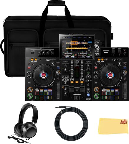 Pioneer DJ XDJ-RX3 2-Channel Performance All-in-One DJ System - Black Bundle with Case, Headphones, Cable and Austin Bazaar Polishing Cloth in Kuwait