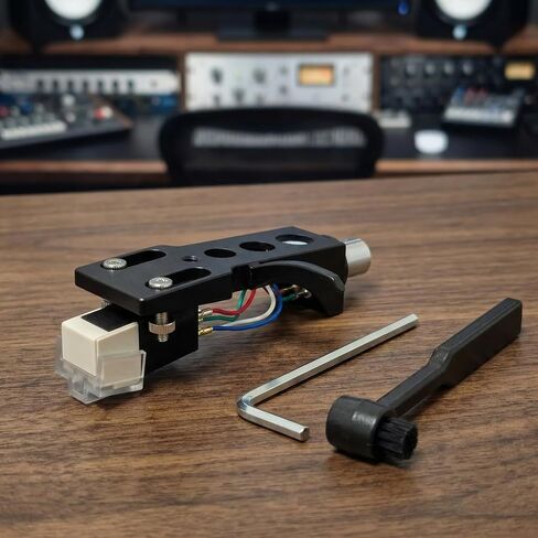 ATN-3600L Cartridge & Stylus Turntable Headshell, Black, with Cleaning Brush & Installation Tool, Turntable Cartridge，Compatible with Technics SL D1, SL D2, SL D3, SL D5 in Saudi Arabia