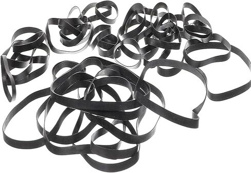 50Pcs Cassette Player Belts Rubber Flat Drive Belt Replacement Kit 40-135mm 4mm Width for Record Player Turntable VCR DVD Machines Electronic Devices Repair in Saudi Arabia
