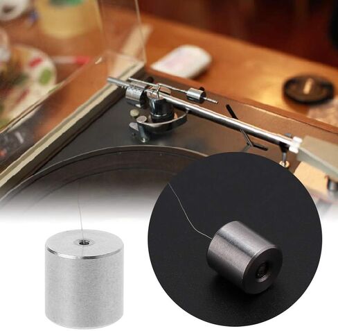 Turntable Anti Skate Weight Bias Counterweight Metal Weight with Nylon Thread Record Player Replacement for Vinyl Playback Studio Use in Kuwait