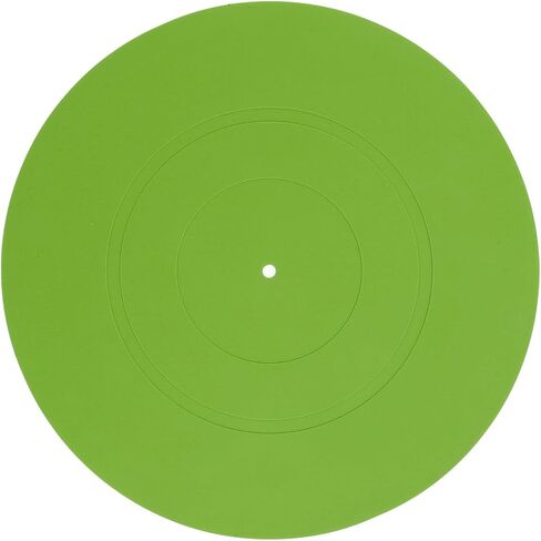 GOWENIC Turntable Platter Mat Absorbing Vibrational Energy Clearer Sound Reduce Noise for All Turntables 12in (Green) in Kuwait
