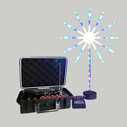 24 cue Remote Stage Lighting Effects, Fountain Effects Equipment, LED Effect Controller for Stage Event and Wedding Event in Kuwait