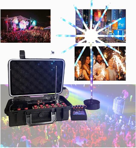 24 cue Remote Stage Lighting Effects, Fountain Effects Equipment, LED Effect Controller for Stage Event and Wedding Event in Kuwait