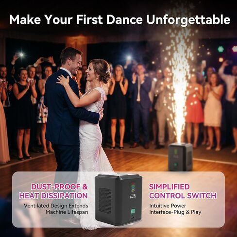 Wedding Party Machine Mini Stage, Remote Control, 6-10 ft Output for Weddings Sweet 16 Birthday Celebration, DJ Performance Corporate Event, Prom Nights（Material NOT Included） in Kuwait