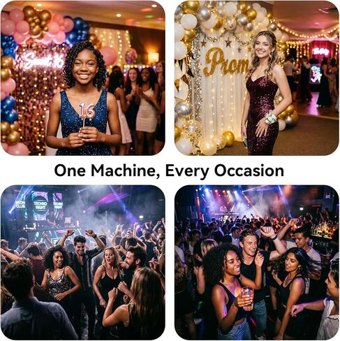 Wedding Party Machine Mini Stage, Remote Control, 6-10 ft Output for Weddings Sweet 16 Birthday Celebration, DJ Performance Corporate Event, Prom Nights（Material NOT Included） in Kuwait