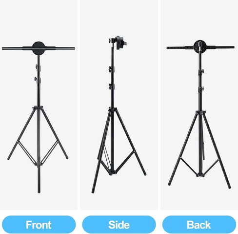 3D Hologram Fan Tripod Stand,Fits for 16.5inch Hologram Projector,Adjustable Hight 24 to 71 Inches,Suitable for Store Display,Events and Shows(Only for 42cm/16.5inch) in Kuwait