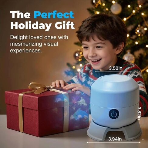 Projector Night Light for Kids Room with Dynamic Sleep Aid Themes of Ocean,Multiple Brightness Levels Dimming & 360° Adjustable Angle, USB Charging, Ideal Gift for Boys Girls Ages 4-10,Birthday Gifts in Kuwait