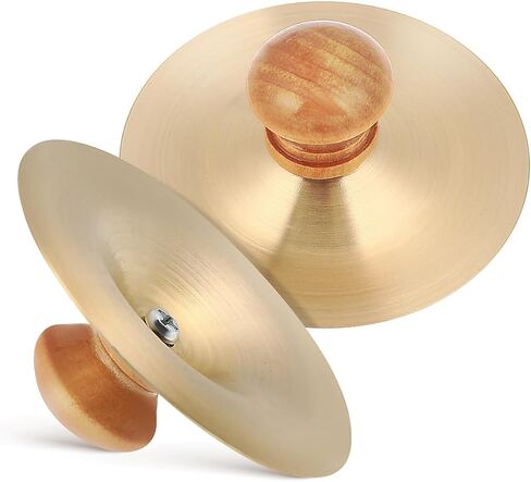 Finger Cymbals Handheld Small Practice Percussion Instrument for Kids Toddlers Music Dance Family Entertainment 2.75 Inch Pair in Kuwait