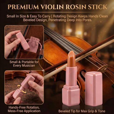 Violin Peg Compound, Peg Compound for Violins Cellos Erhu Bass and Pipa Smooth and Delicate Effectively Fill Gaps Increase Friction Small and Portable Extend The Life of The Tuning Pin, 26g in Kuwait