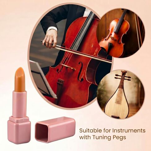 Violin Peg Compound, Peg Compound for Violins Cellos Erhu Bass and Pipa Smooth and Delicate Effectively Fill Gaps Increase Friction Small and Portable Extend The Life of The Tuning Pin, 26g in Kuwait