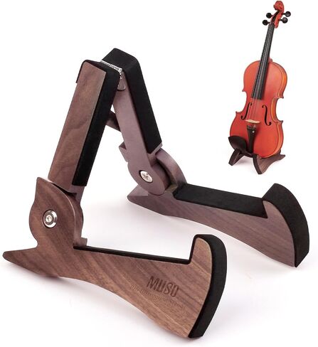 MUSO Violin Stand, Ukulele Stand Premium Solid Wood, Lightweight&Stylish Holder for Violin,Ukulele and Banjo Rabbit-Shape Patented(hard maple) in Kuwait