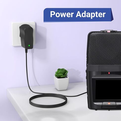 5V 1A AC DC Adapter Power Supply Charger for Zoom H4n H4nSP R16 R24 Q3HD AR-96 AD-14A/D ZAD0014D Recorder, Black 1.2m Cord in Kuwait