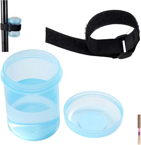 Bassoon & Oboe Reed Soaker Cup, Durable Magnetic Bassoon & Oboe Reed Soaker Cup with Hook and Loop Adhesive Tape for Music Students and Enthusiasts in Kuwait