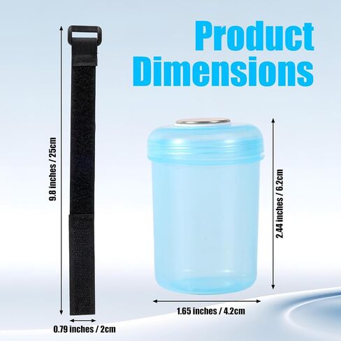 Bassoon & Oboe Reed Soaker Cup, Durable Magnetic Bassoon & Oboe Reed Soaker Cup with Hook and Loop Adhesive Tape for Music Students and Enthusiasts in Kuwait