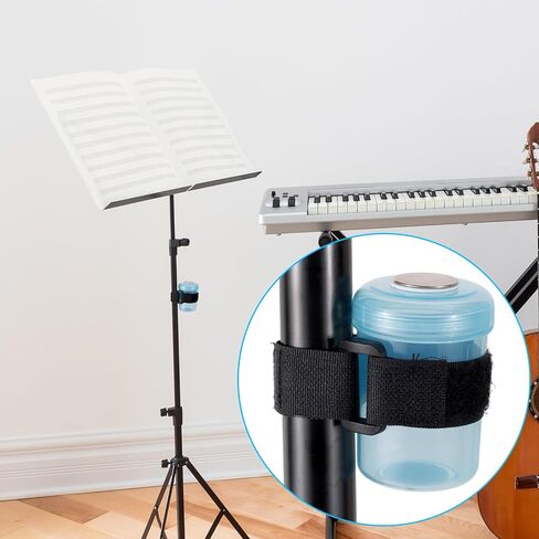 Bassoon & Oboe Reed Soaker Cup, Durable Magnetic Bassoon & Oboe Reed Soaker Cup with Hook and Loop Adhesive Tape for Music Students and Enthusiasts in Kuwait