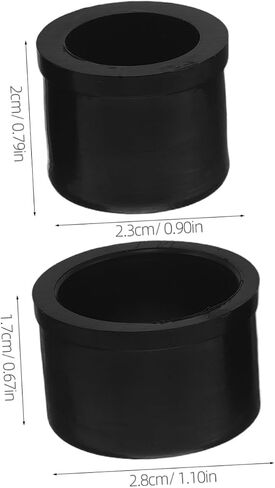Alipis 5 Sets Oboe Cork End Caps, Portable Abs Double Reed Mouthpiece Covers with Full Joint Protection for Transport and Storage, for Musicians and Educators in Kuwait