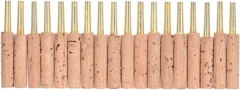 أنابيب Pongnas Oboe Reeds التيلة، 18 قطعة أنبوب نحاسي مع فلين صناعي، علبة بلاستيكية لتخزين ملحقات المزمار in Kuwait