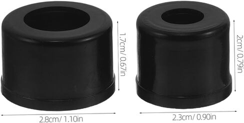 SHOWERORO 5 Sets Oboe Cork End Caps Black Abs Material for Full Joint Protection and Dust Prevention, for Storage and Transport of Oboe and Saxophone Instruments in Kuwait