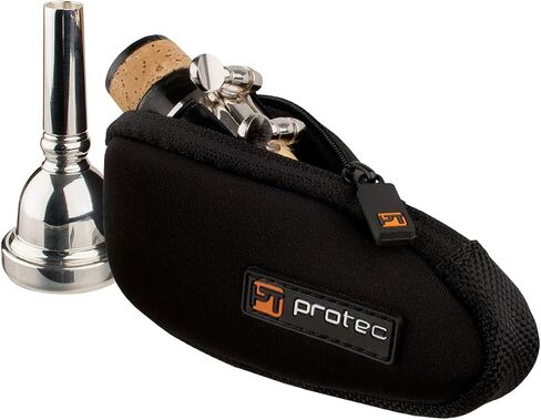 Protec Neoprene Trombone/Alto Saxophone Mouthpiece Pouch, Black (N264) in Kuwait