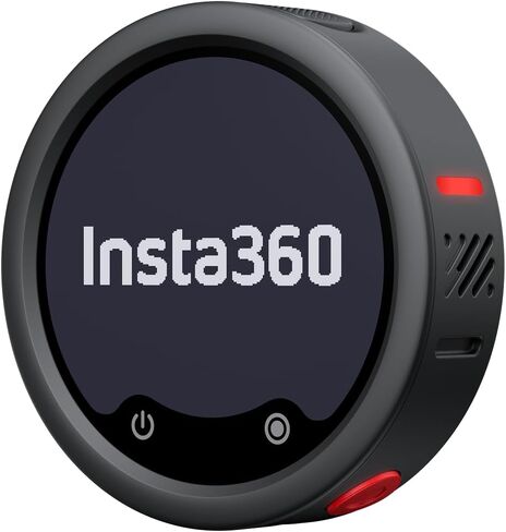 جهاز إرسال Insta360 Mic Pro، ميكروفون لاسلكي صغير الحجم لأجهزة iPhone/الكاميرا/Android، تسجيل الفيديو، بلوتوث، شاشة حبر إلكتروني قابلة للتخصيص، مصفوفة 3 ميكروفون، تسجيل داخلي عائم 32 بت in Kuwait