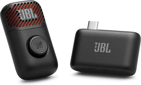 JBL EasySing Mic Mini - Mini AI-Powered Microphone with Real-time Vocal Removal, Lightweight, Pocket-Sized Carrying case, and up to 6 Hours of Playtime (Black) in Kuwait
