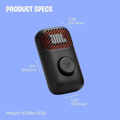 JBL EasySing Mic Mini - Mini AI-Powered Microphone with Real-time Vocal Removal, Lightweight, Pocket-Sized Carrying case, and up to 6 Hours of Playtime (Black) in Kuwait