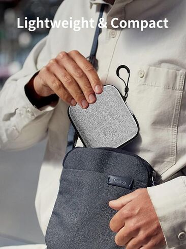 Carrying Case for Anbernic RG Rotate Premium Storage Bag,Tailored for Comprehensive Protection,Drop-proof, Scratch-proof, and Wear-resistant,with 2 Pack Screen Protector,Gray. in Kuwait