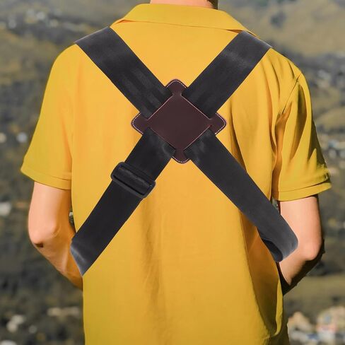 حزام كتف الطبل الأفريقي من البوليستر الأسود من توياندونا مع إبزيم سهل التنظيف، حزام بديل للطبل يخفف ضغط الكتف من أجل لعب مريح in Kuwait