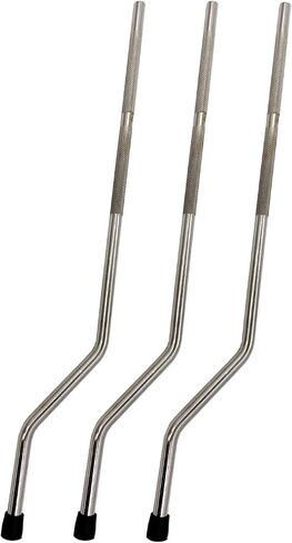 Jiayouy 3Pcs Floor Tom Drum Legs 16inch Metal Bent Floor Tom Legs Set for Percussion Drum Set Hardware Replacement Parts in Kuwait
