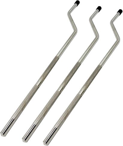 Jiayouy 3Pcs Floor Tom Drum Legs 16inch Metal Bent Floor Tom Legs Set for Percussion Drum Set Hardware Replacement Parts in Kuwait