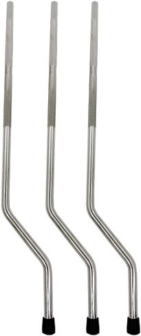 Jiayouy 3Pcs Floor Tom Drum Legs 16inch Metal Bent Floor Tom Legs Set for Percussion Drum Set Hardware Replacement Parts in Kuwait