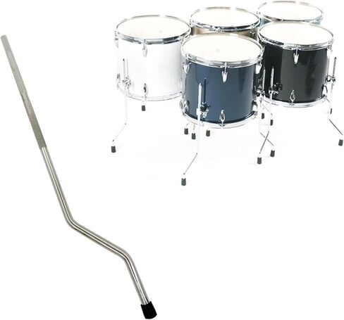 Jiayouy 3Pcs Floor Tom Drum Legs 16inch Metal Bent Floor Tom Legs Set for Percussion Drum Set Hardware Replacement Parts in Kuwait