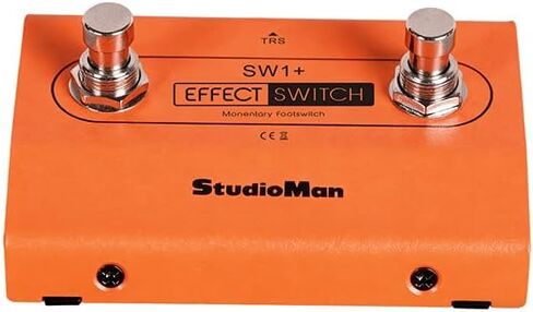 جهاز تحكم StudioMan SW1+ ثنائي القدم - برتقالي، متوافق مع تأثيرات متعددة للحلقة والطبل والموالف والتحكم في التأثير in Kuwait