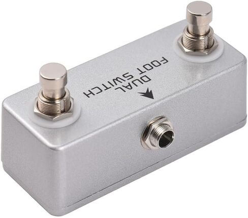 Pedal with 6.35mm Stereo Output – Aluminum Alloy Foot Switch for Amplifier Channel & Effects Control, Compatible with Guitar Pedals and Drum Machines in Kuwait