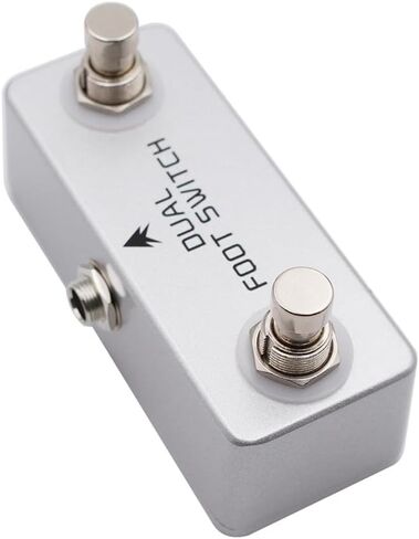 Pedal with 6.35mm Stereo Output – Aluminum Alloy Foot Switch for Amplifier Channel & Effects Control, Compatible with Guitar Pedals and Drum Machines in Kuwait