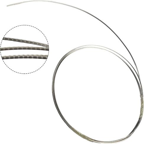 8FT Copper Nickel Silver Guitar Fret Wire, Alloy Fretstock for Acoustic Electric Guitars and Bass, Multiple Widths 1.6mm to 2.9mm, 2.5M Length for Instrument Building(2.0MM) in Kuwait