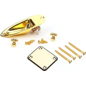Guitar Neck Plate String Tree Guide Retainer 1/4 Inch Input Jack Socket Plate for Strat/Tele Style Electric Guitar Part in Kuwait