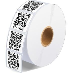 لاصقات إيجيس - ملصقات حرارية مباشرة مربعة مقاس 1.5 بوصة × 1.5 بوصة (عدد 900، لفة واحدة) - ملصقات رمز الاستجابة السريعة، وبطاقات الأسعار، وملصقات الرمز الشريطي للمخزون - متوافقة مع طابعات الحمار الوحشي، وليست متوافقة مع رولو in Kuwait