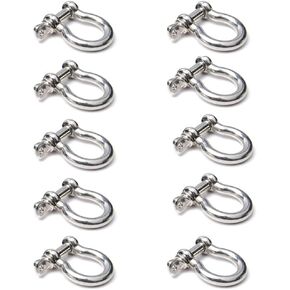 CooBigo Metal Silver Bow Shackle for Emergency Survival Paracord Bracelet Parachute in Saudi Arabia