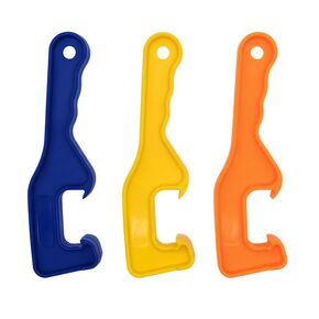 3 Pcs Plastic Bucket Lid Opener, Non-Slip Grip 5 Gallon Paint Can Lid Lifter & Remover Wrench Tool for Safely Opening Paint,Food Storage Containers, Multi-Color Set for Home, Office, Industrial Use in Kuwait