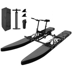 SUP Water Bike, Inflatable Pedal Boat, 130 kg Weight Capacity, EVA Material, Adjustable Handlebars, for Water Sports & Fishing in Kuwait