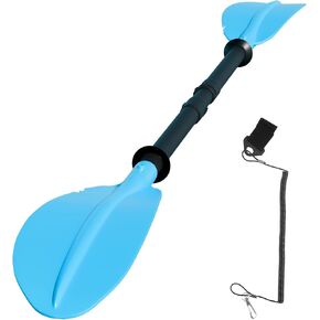 Heavy Duty Kayak Paddle, 96 Inches Kayaking Oars for Boating Canoeing with Free Paddle Leash Aluminum Alloy Shaft Paddle Blades Blue Color. in Kuwait