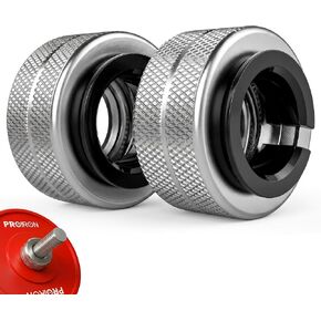 PROIRON Barbell Clamps 1 Inch（Pair)，Anti-Loosening Spin-Lock Barbell Clips & Collars for Secure Weightlifting & Powerlifting - Weight & Olympic Barbell Clips for Bars in Kuwait