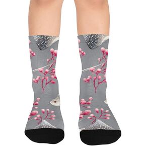 Soft Stingray Coral Hiking Socks - Toddler Boys & Girls Warm Thick Thermal Winter Crew Socks for School, Daily Wear & Outdoor Activities in Saudi Arabia