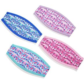 fiintrwa 4 PCS Neoprene Mask Strap Cover for Diving Swimming Snorkel Waterproof Mask Strap for Men Women Head Band Parts Accessories in Kuwait