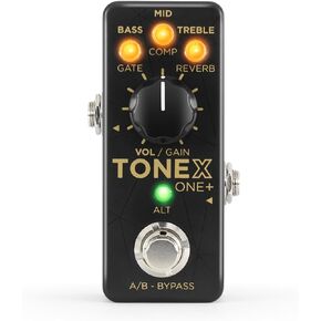 IK Multimedia TONEX ONE+ AI Guitar Amp & Effects Pedal with Bluetooth Wireless Editing, MIDI Control, USB Audio Interface, 60,000+ Tone Models, Compact Amp Simulator Cab & Stompbox Modeler in Saudi Arabia
