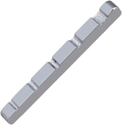 5-String Bass Guitar Nut, Stainless Steel Pre-cut Slot 5 String Bass Nut For Electric Bass Replacement parts 45x3.6x6mm (Bronze) in Kuwait